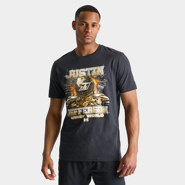 UNDER ARMOUR Men's Under Armour Justin Jefferson Griddy World T
