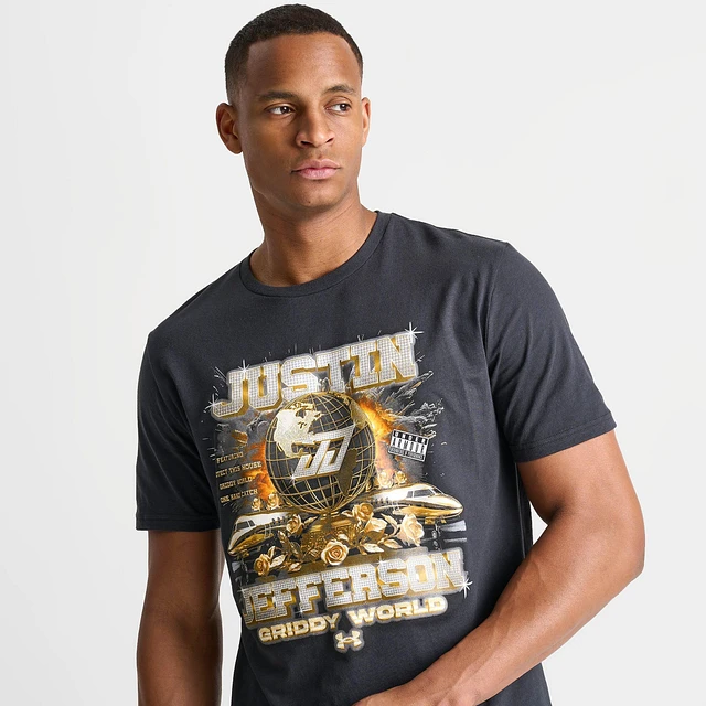 UNDER ARMOUR Men's Under Armour Justin Jefferson Griddy World T