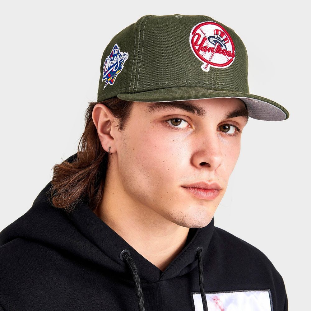 New Era York Yankees MLB Olive 59FIFTY Fitted Hat Dulles Town Center