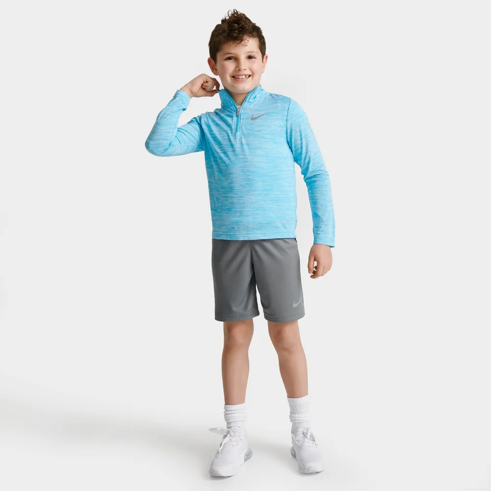 NIKE Little Kids Nike Dri FIT Quarter Zip Top and Shorts Set