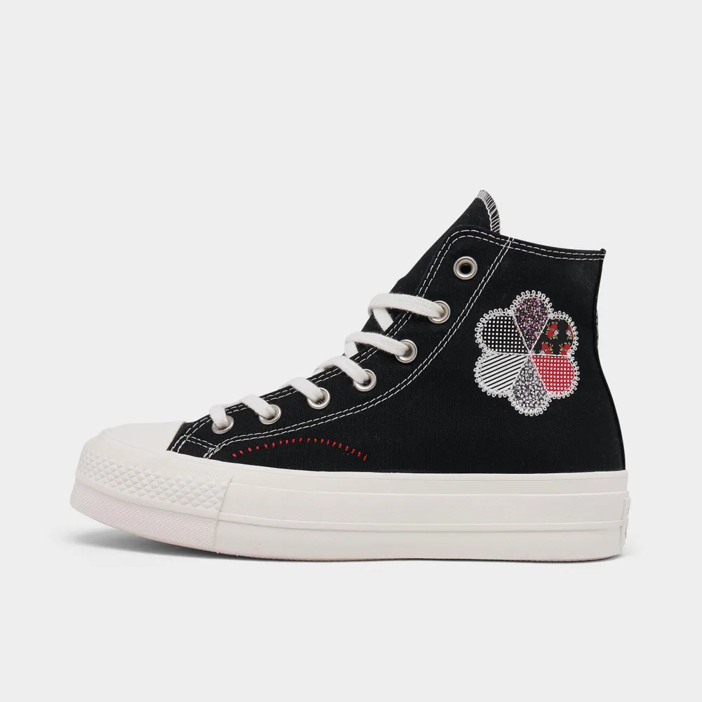 White high top cheap converse with black line