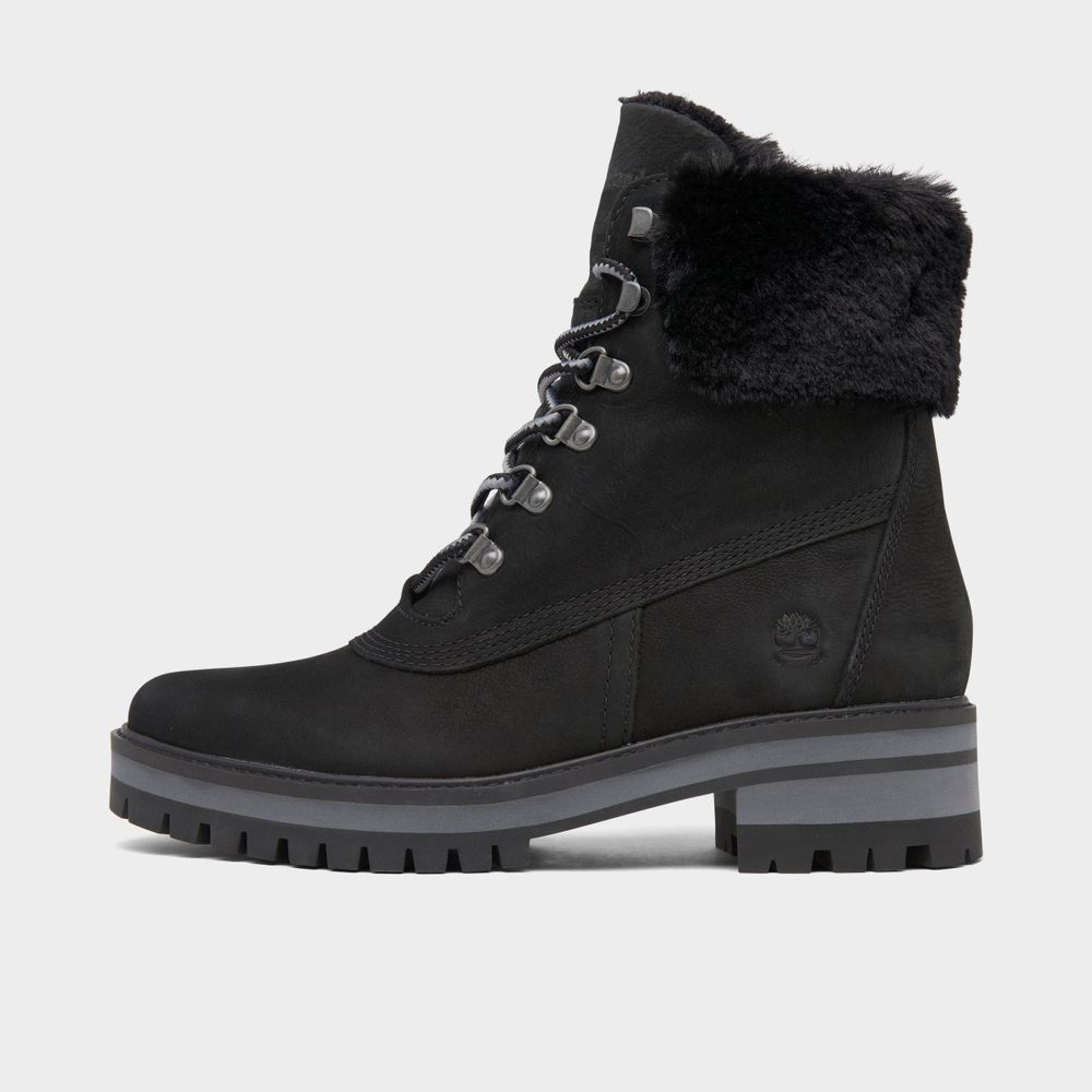 Premium shearling 6 inch boot for 2024 men in black