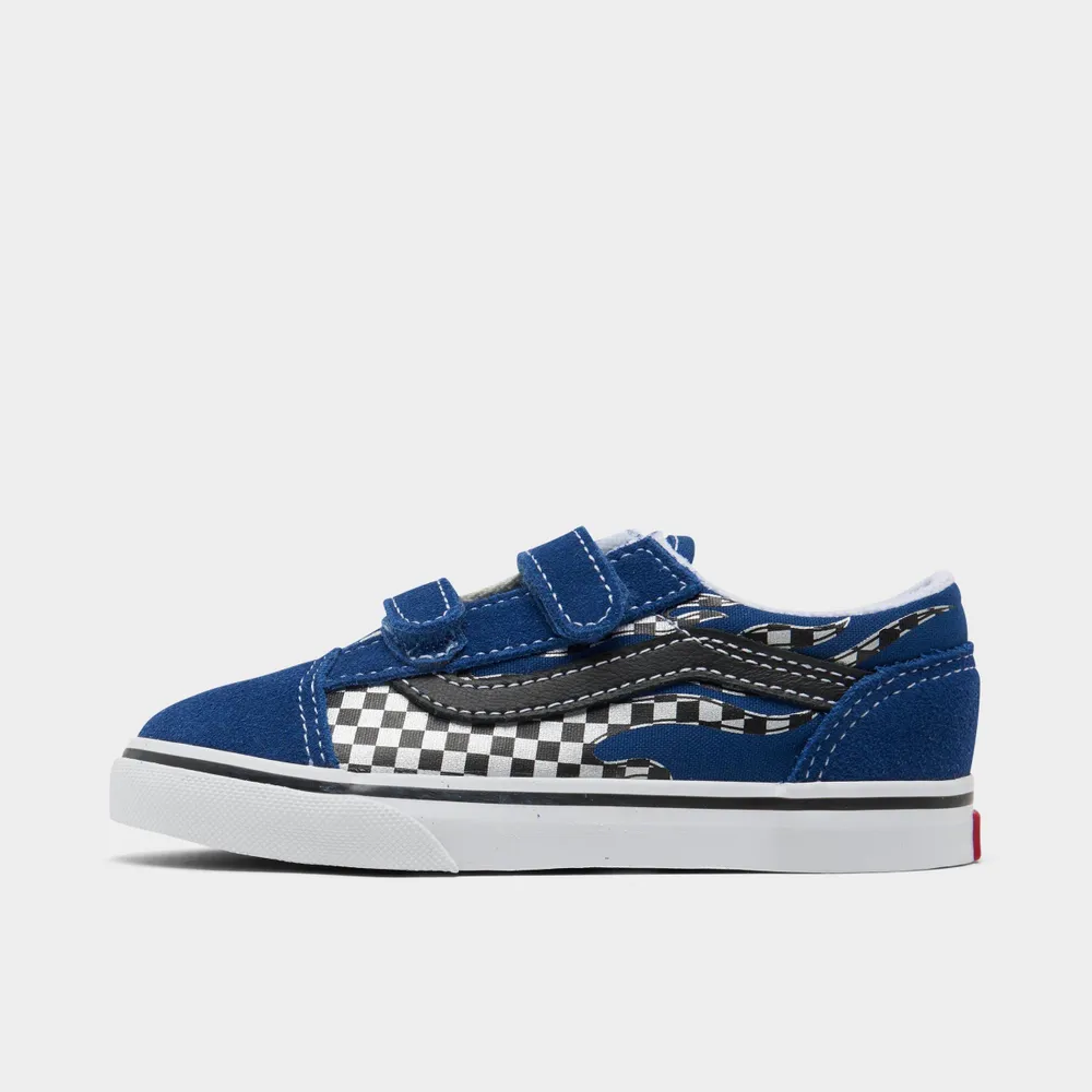 Vans on sale flame kids