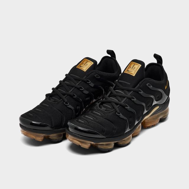 Nike vapormax black shop and gold finish line