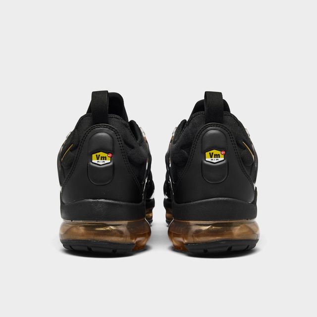 Nike vapormax black hotsell and gold finish line