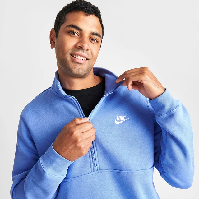 NIKE Men's Nike Sportswear Club Half-Zip Pullover Jacket