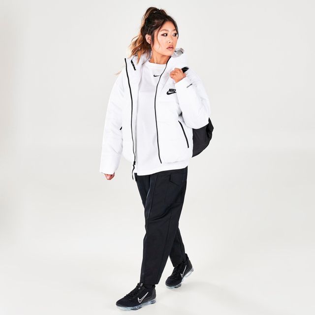 Nike core discount swoosh parka white