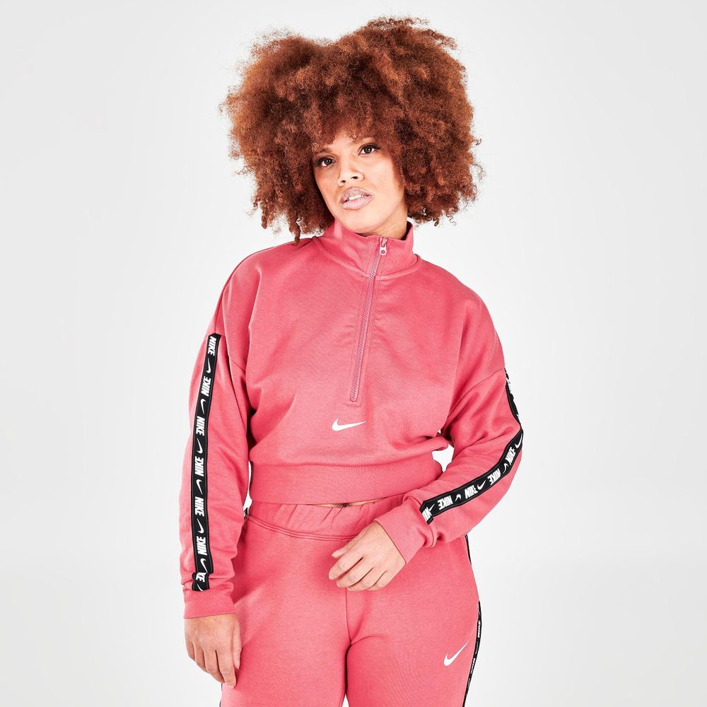 Nike taped hot sale hoodie women's