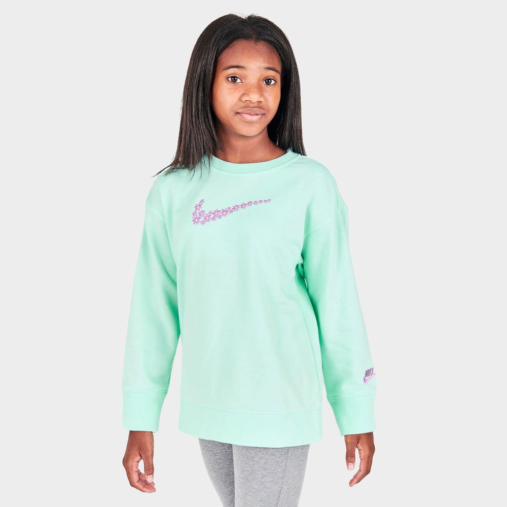 Girls nike crew discount neck