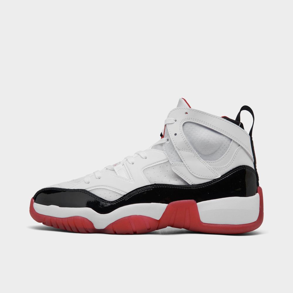 Red and white store jordan jumpman