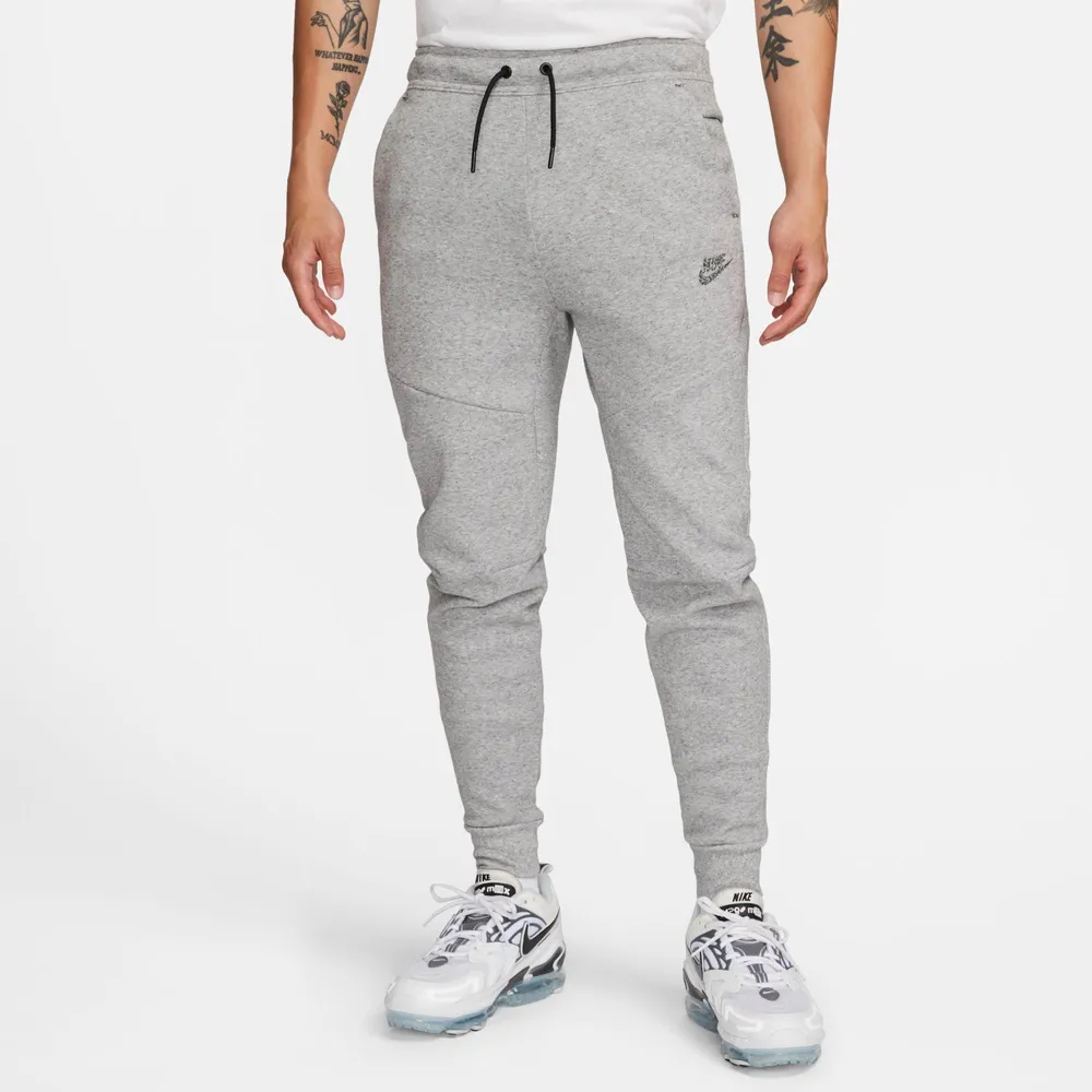 mens grey nike tech fleece pants