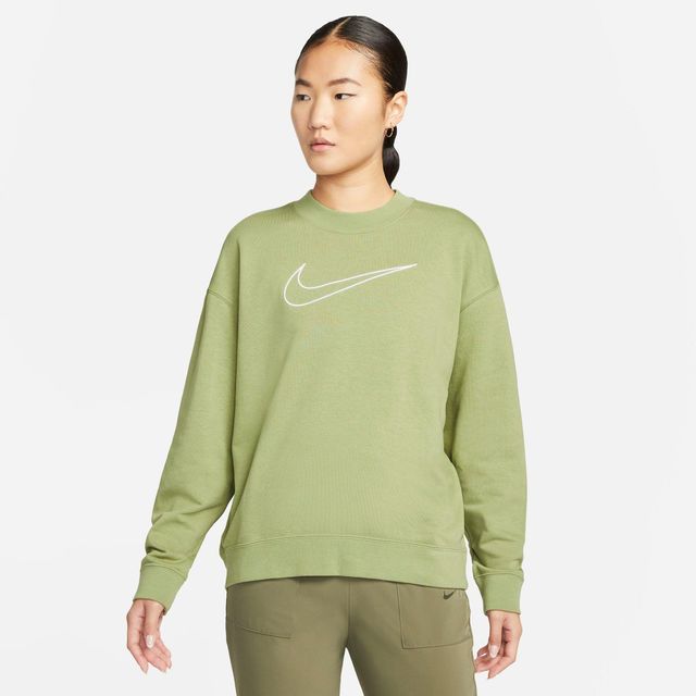 Nike dry women's deals swoosh crew sweatshirt