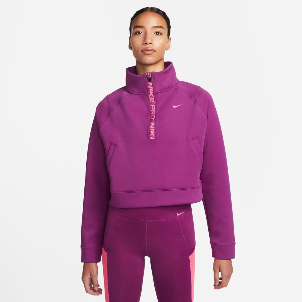 Nike pro dri hot sale fit half zip