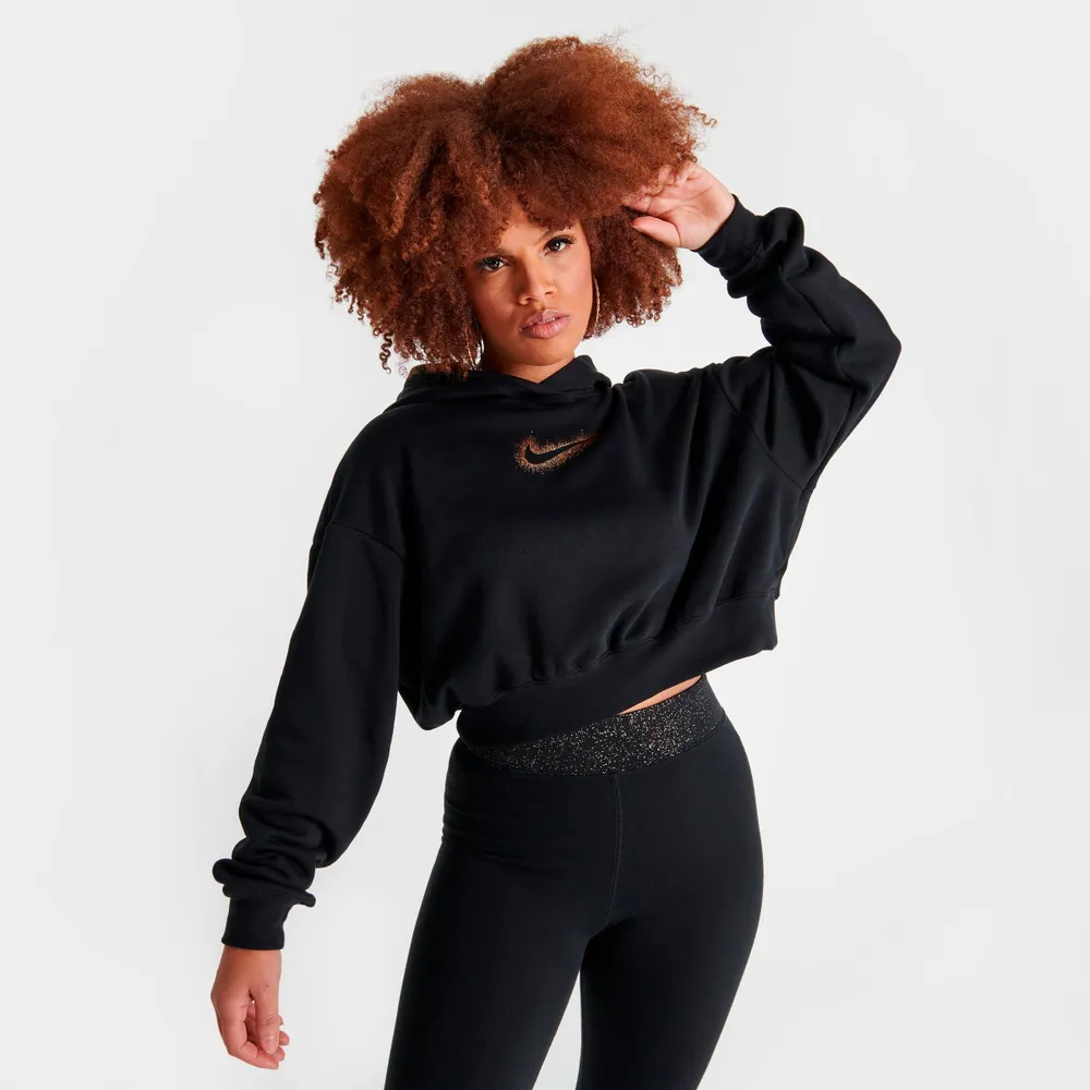 Nike swoosh crop online sweatshirt