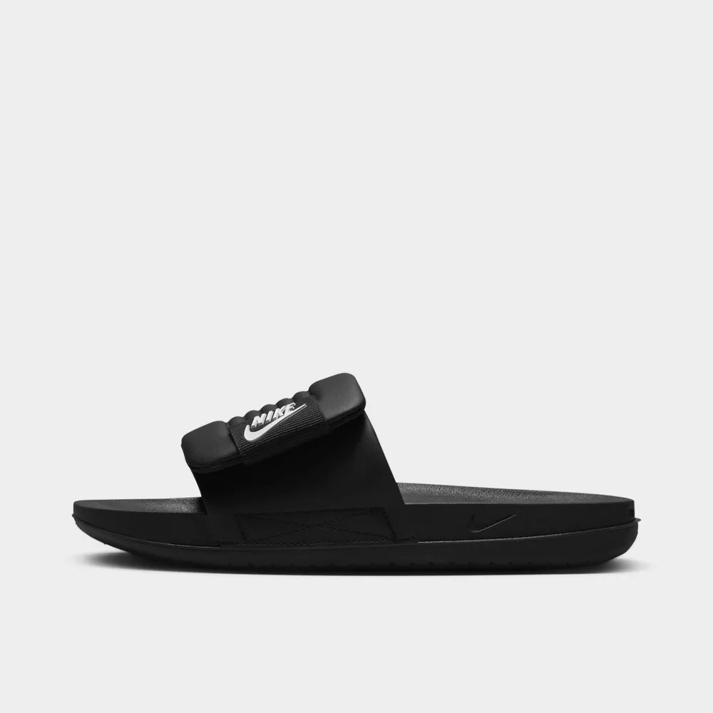 White nike shop slides 2 straps