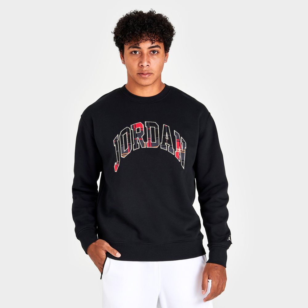 Jordan fleece outlet crew sweatshirt