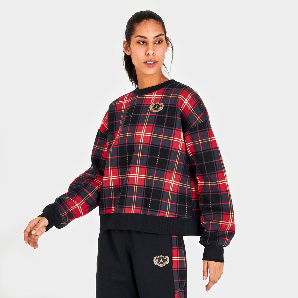 Plaid discount nike sweatshirt