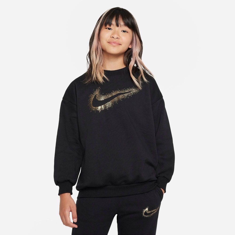 NIKE Girls Nike Sportswear Icon Fleece Oversized Sweatshirt