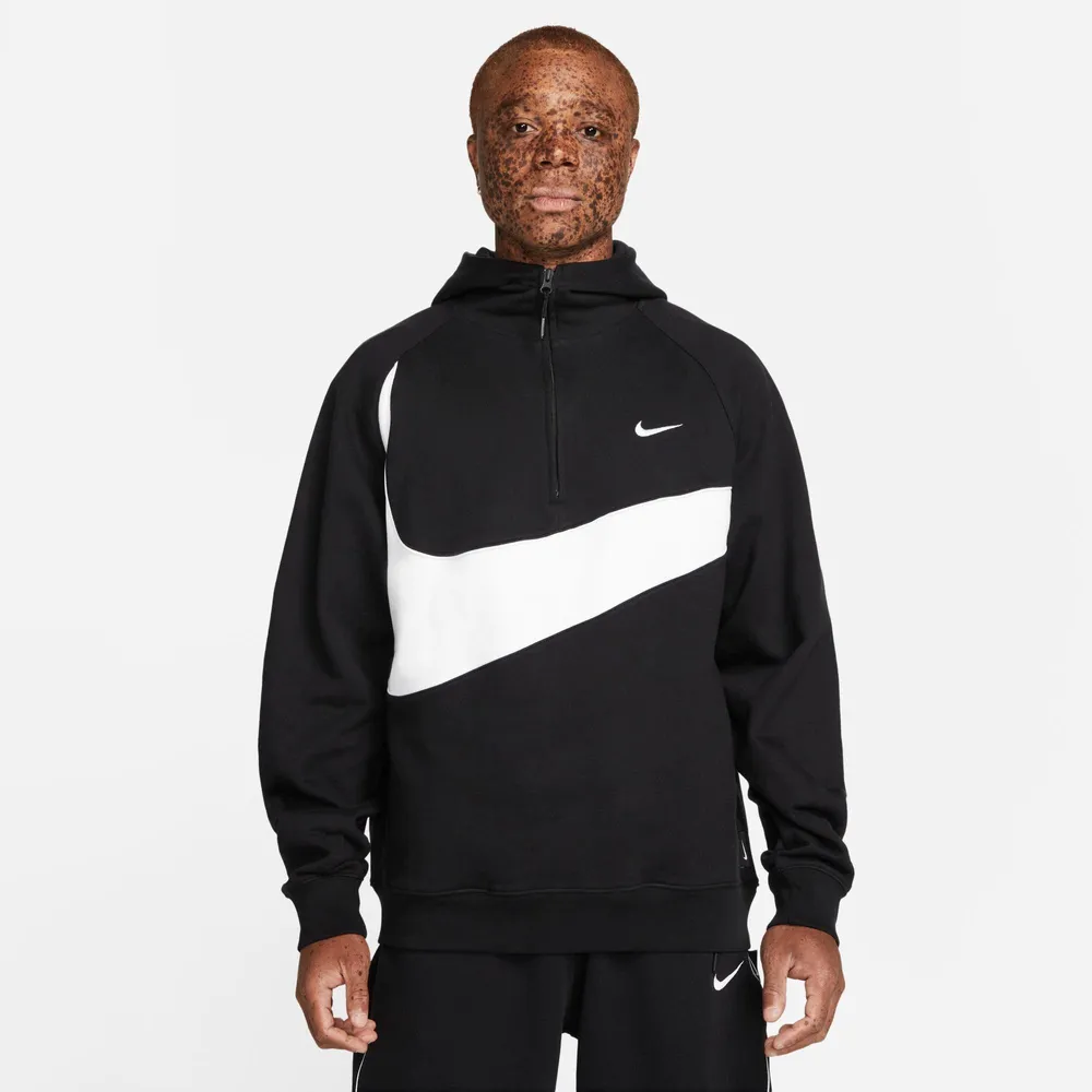 Nike half outlet zip hoodie black