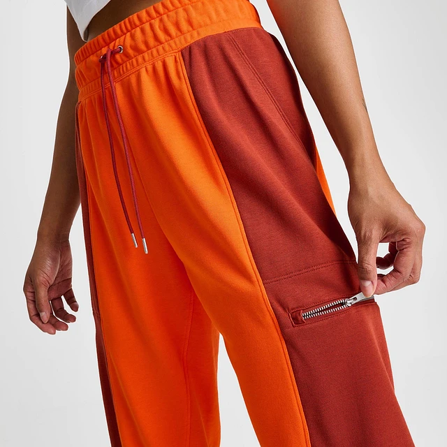 Nike orange track pants best sale