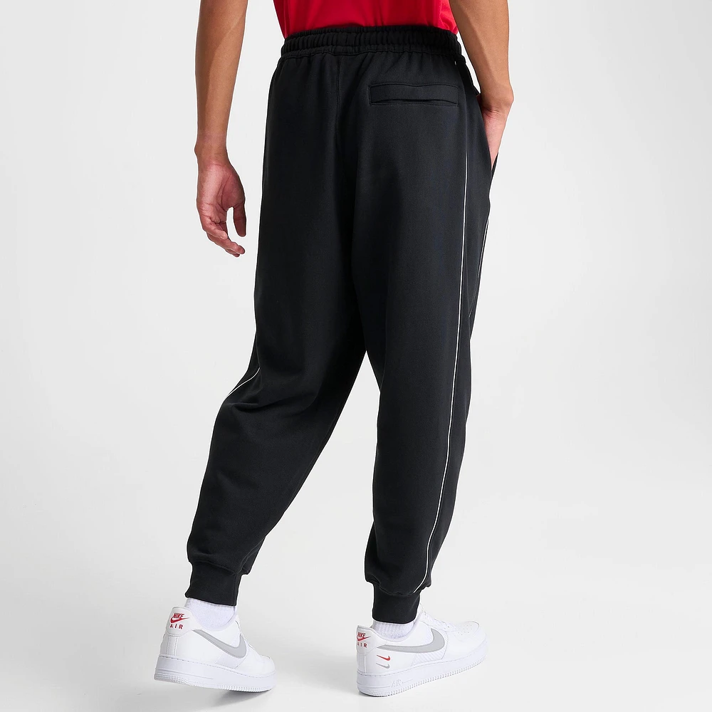 Nike athletic sweatpants with rainbow stripe best sale