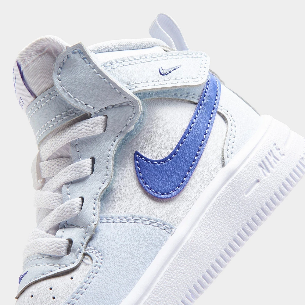 NIKE Kids' Toddler Nike Force 1 Mid EasyOn Casual Shoes (4C-7C ...