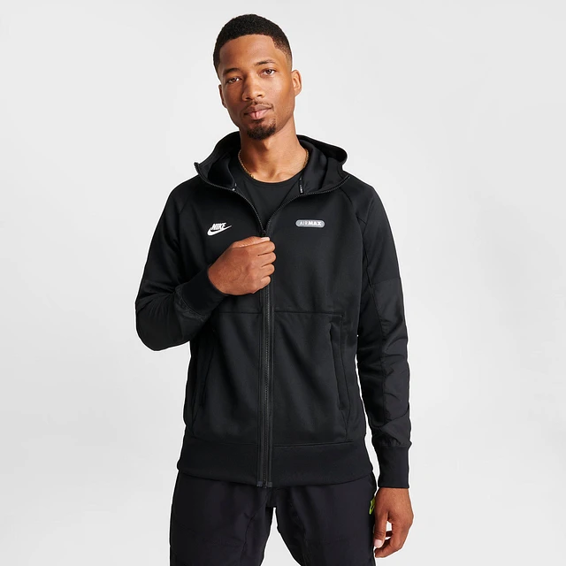 NIKE Air Max Full Zip フリースフーディ 関税＆送料込 Black Nike Air Max Full Zip Fleece Hoodie - JD Sports Global