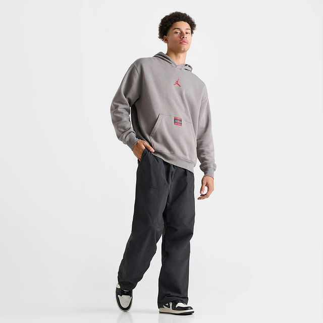★★Nike★★ Jordan Essential Woven Pants M Black FV7306010 Essential Woven Pants - Black/Gym Red – Feature