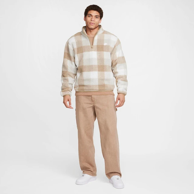 NIKE Men's Nike Club Winterized Fleece Half-Zip Top