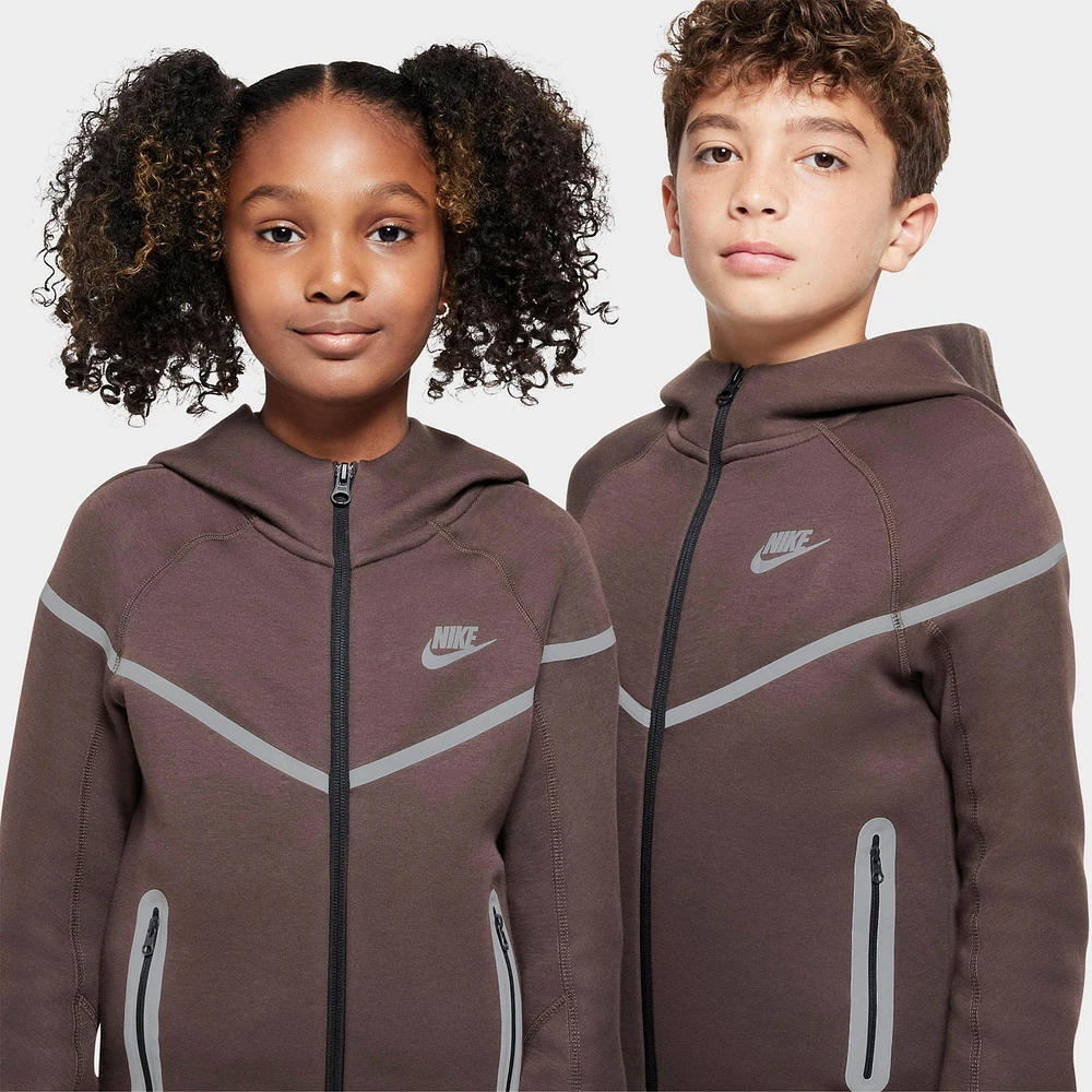 トップス nike tech fleece reflector kids Nike Boys' Big Kids' Nike Sportswear Tech Fleece Reflective Full