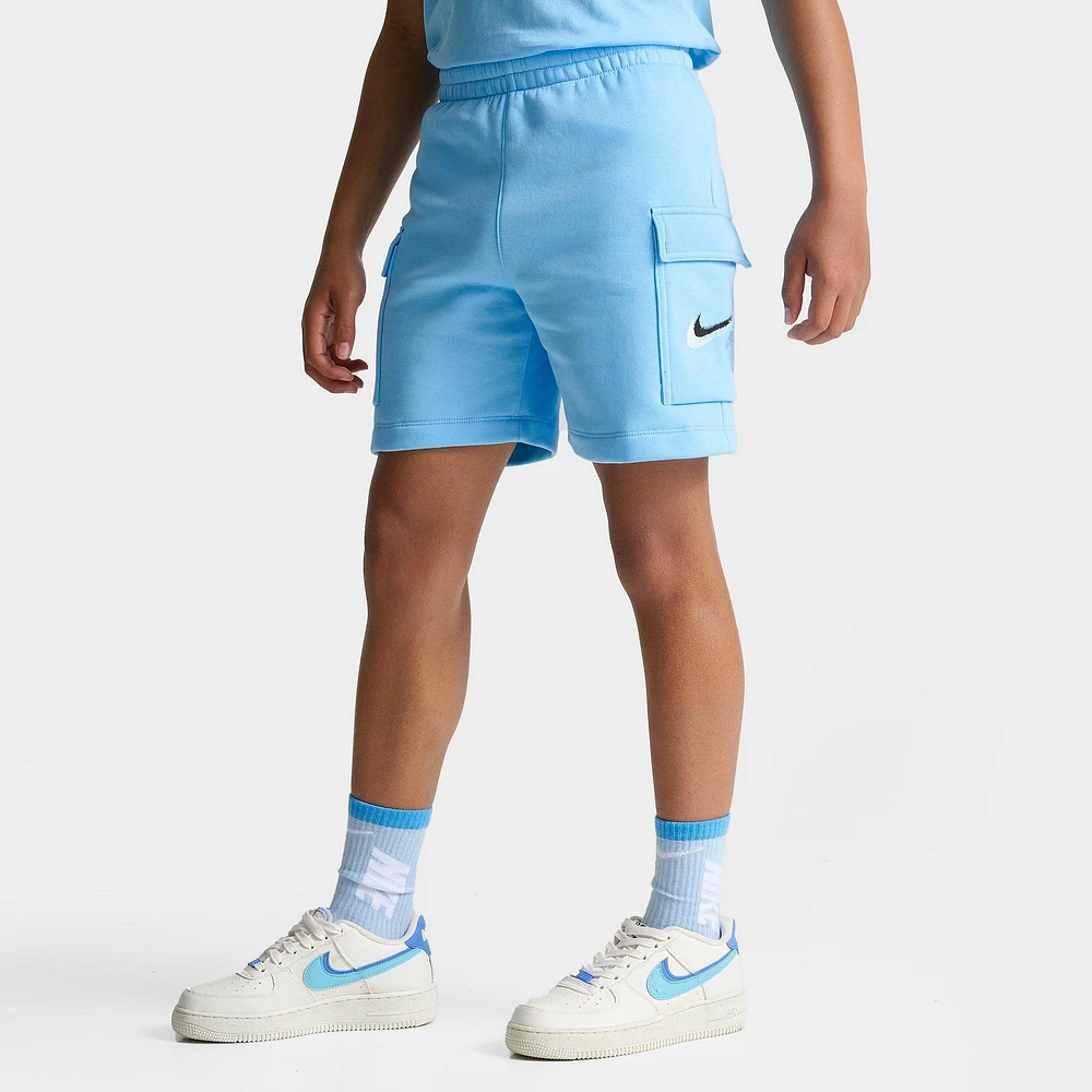 Nike fleece shorts kids best sale