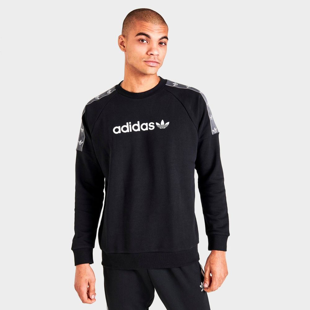 Adidas tape sweatshirt sale