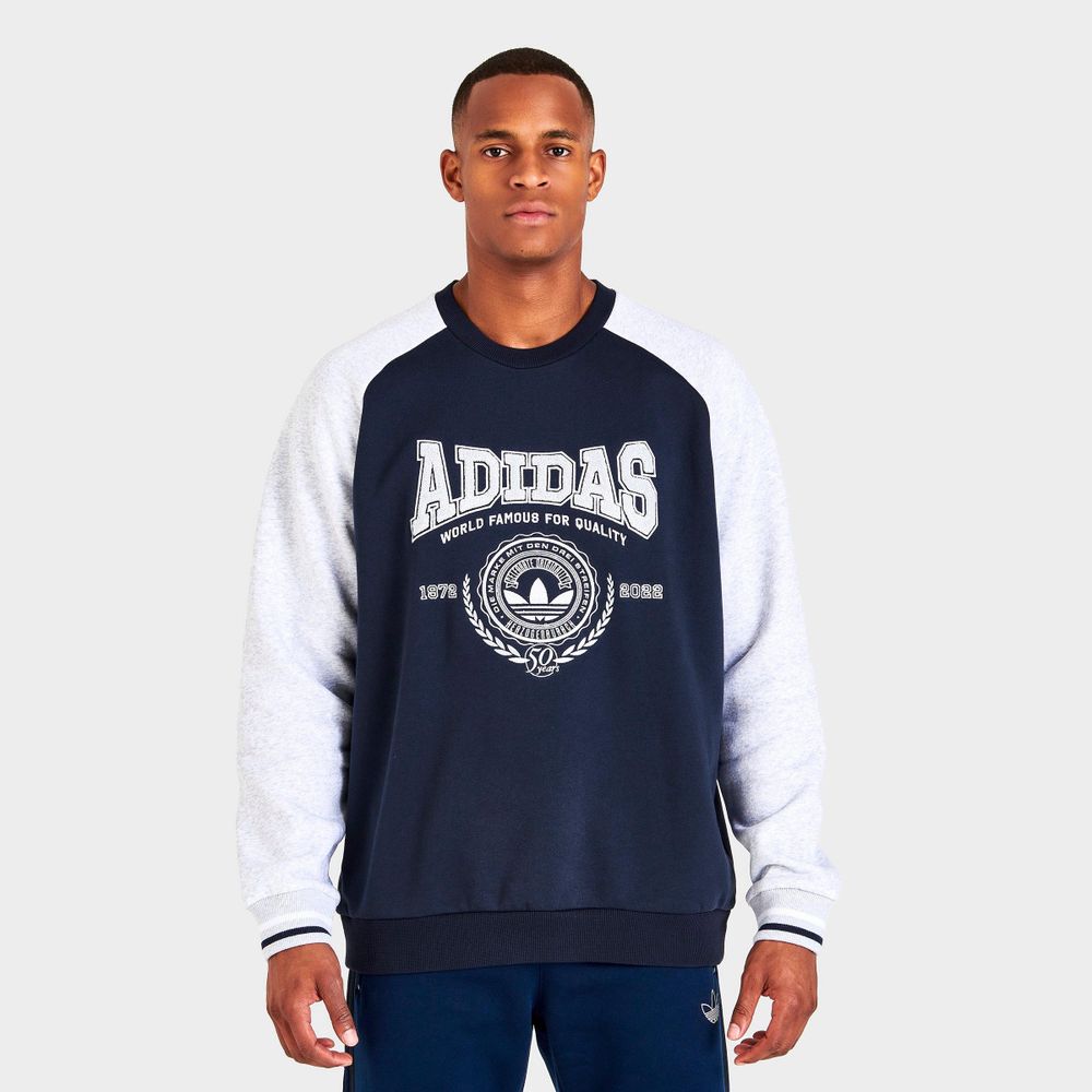 Adidas Originals Varsity Crewneck Sweatshirt Dulles Town Center