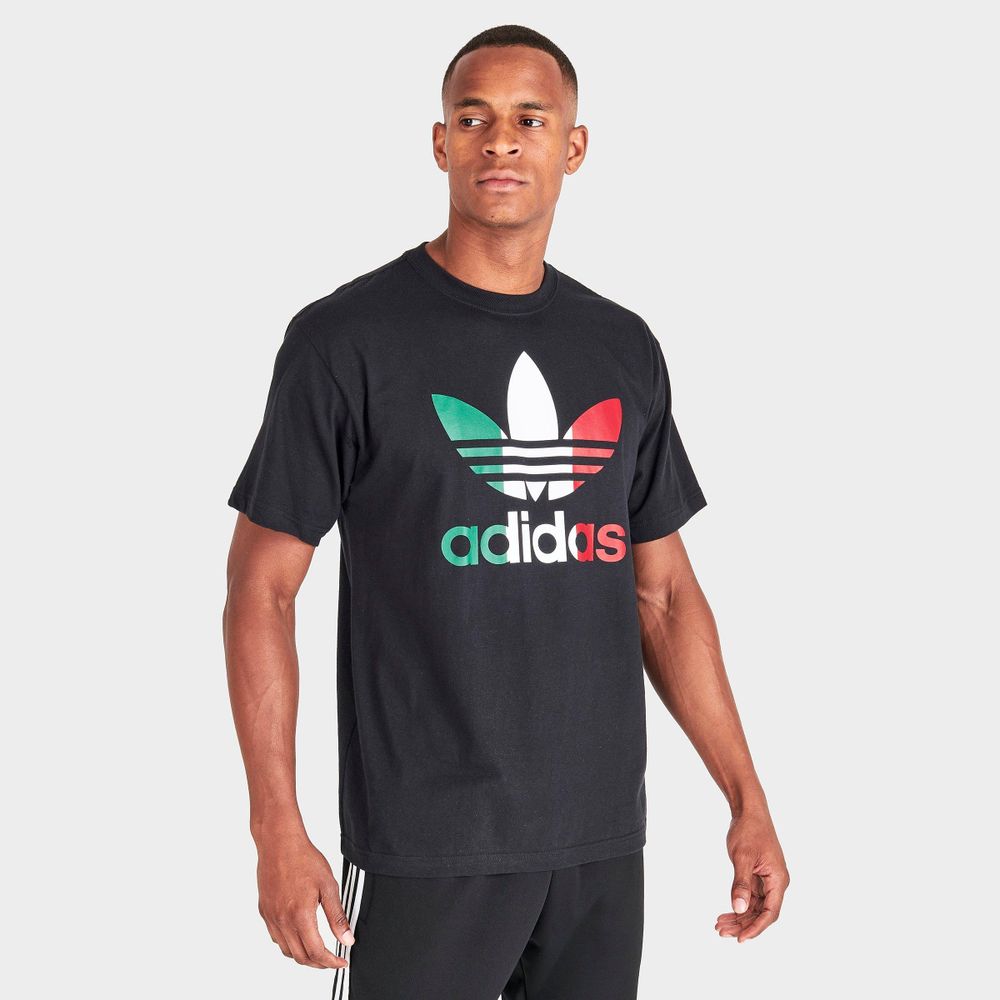 ADIDAS Men s adidas Originals Stacked Trefoil Mexico T Shirt