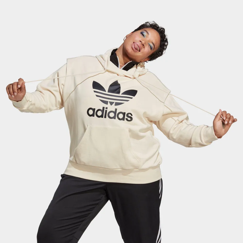 Adidas hoodie discount women's plus size