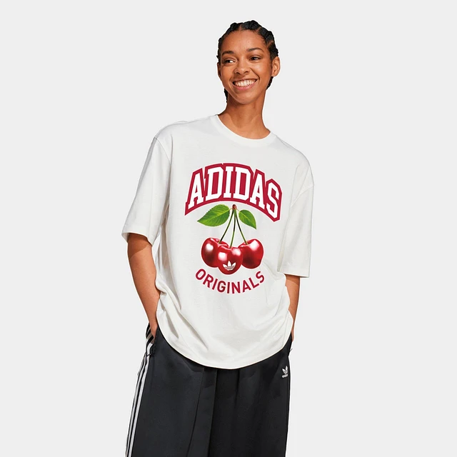 ADIDAS Women's adidas Originals Cherry Oversized Boyfriend T