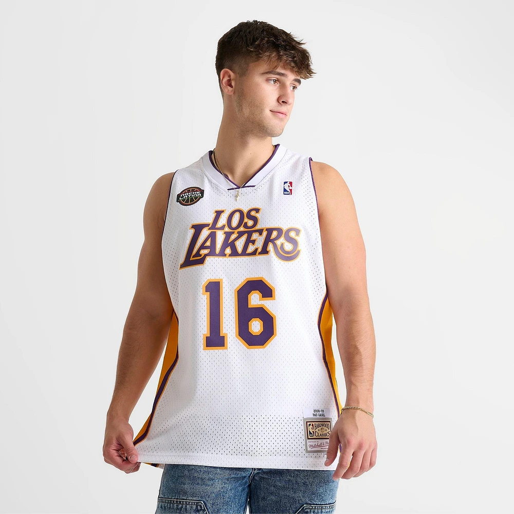 NBA HOF Swingman Jersey Lakers Pau Gasol Icon – Lakers Store