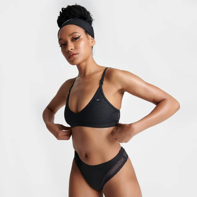 Nike sport mesh 2025 crossback bikini top