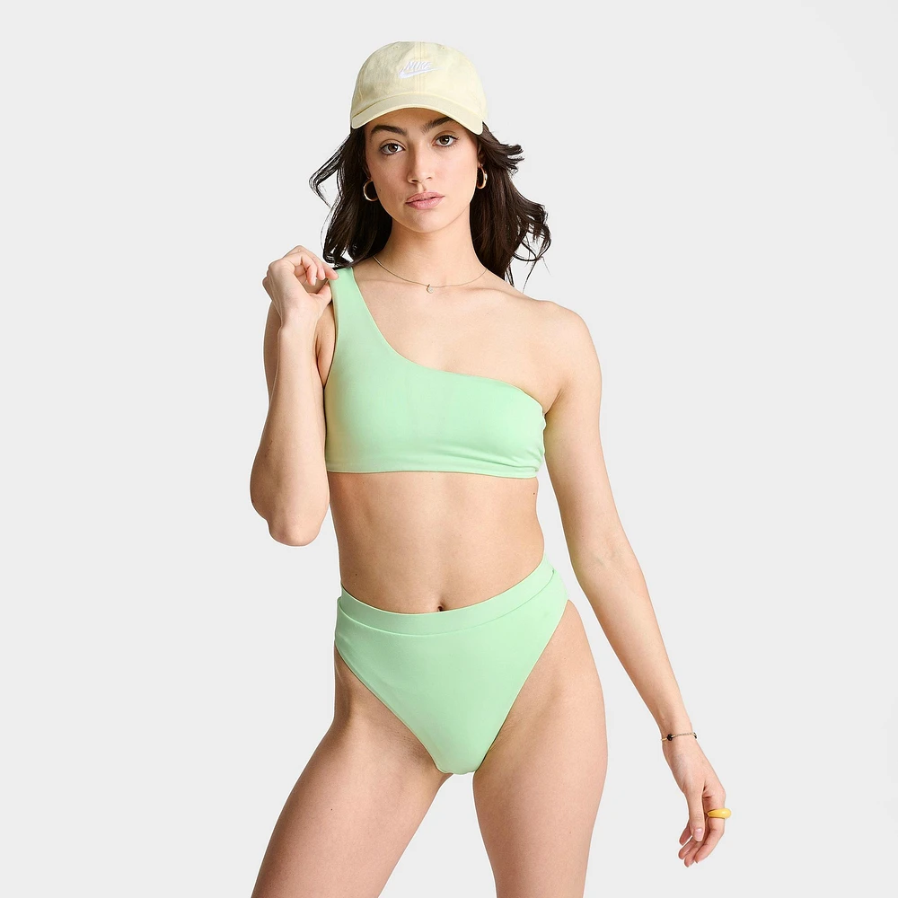 Urban Classics Bikini Asimmetrico Donna - Top Originale E Pantaloncino Regolabile, In Poliestere Ed Elastan