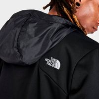 The north face woven panel mittelegi full zip online hoodie