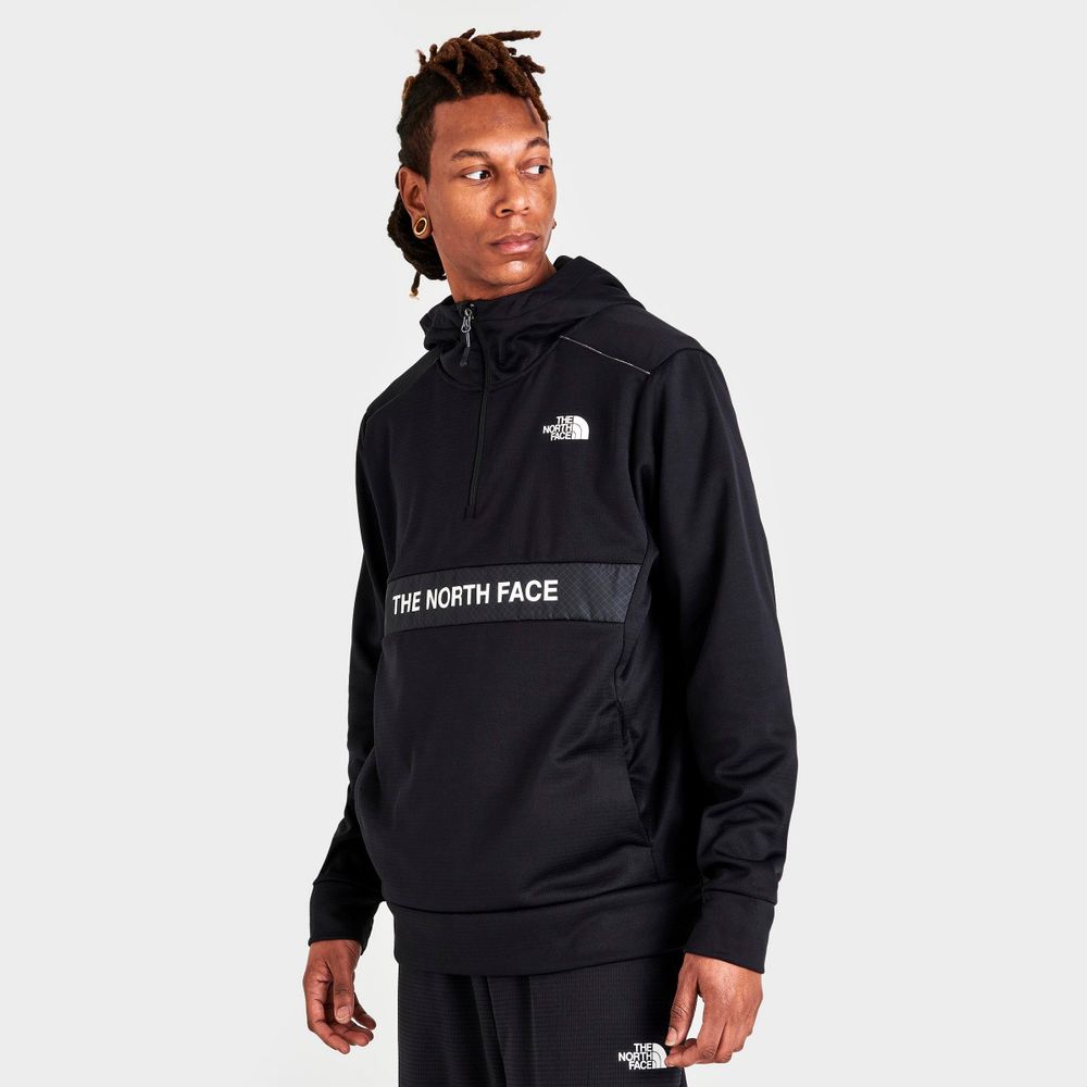 The north face black mittellegi outlet half zip hoodie