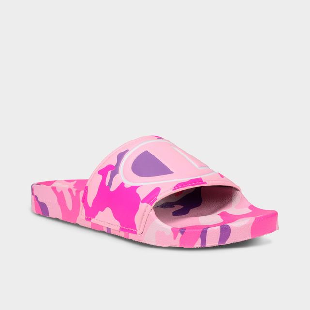 Pink best sale camo slides