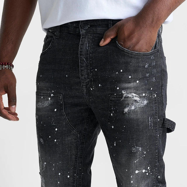 【JEMUT】23FW★ Diese Carpenter Denim Pants Loose Fit Carpenter Jean｜Sumwon