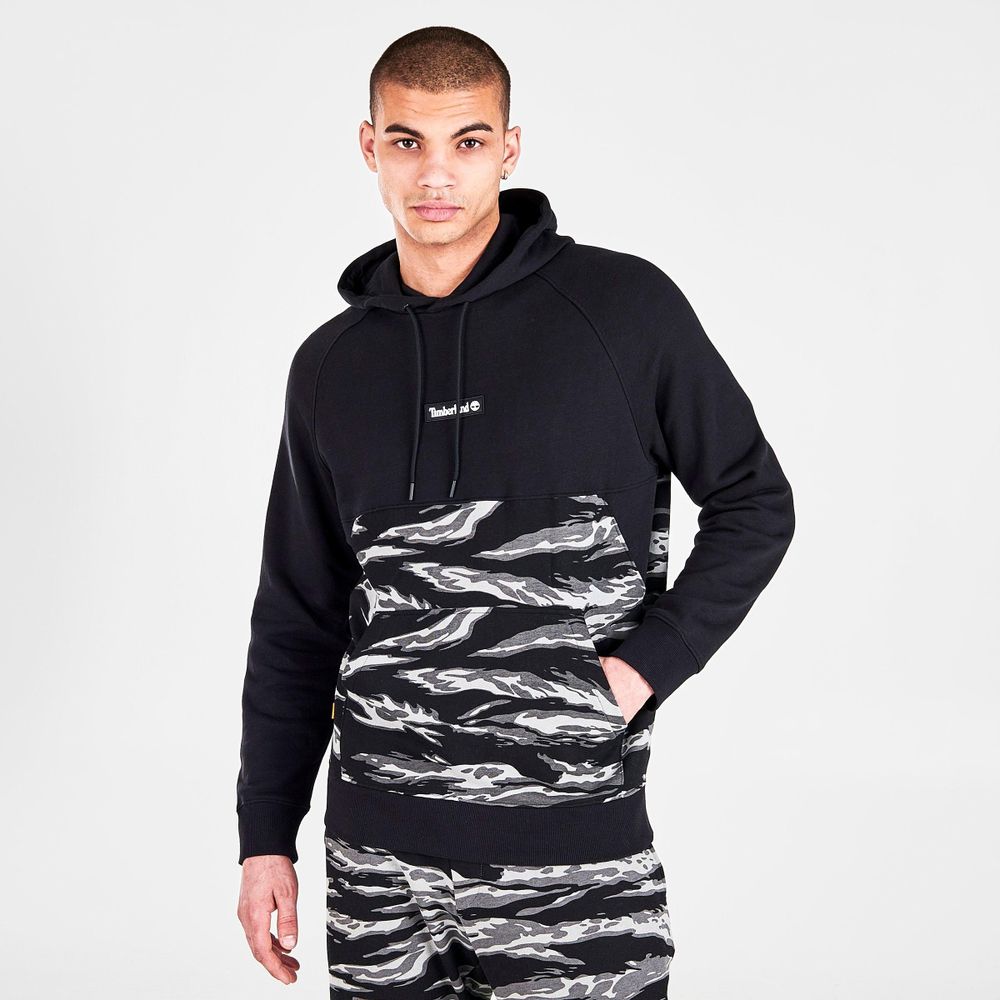 TIMBERLAND Men's Timberland White Tiger Camo Print Pullover Hoodie |  Connecticut Post Mall
