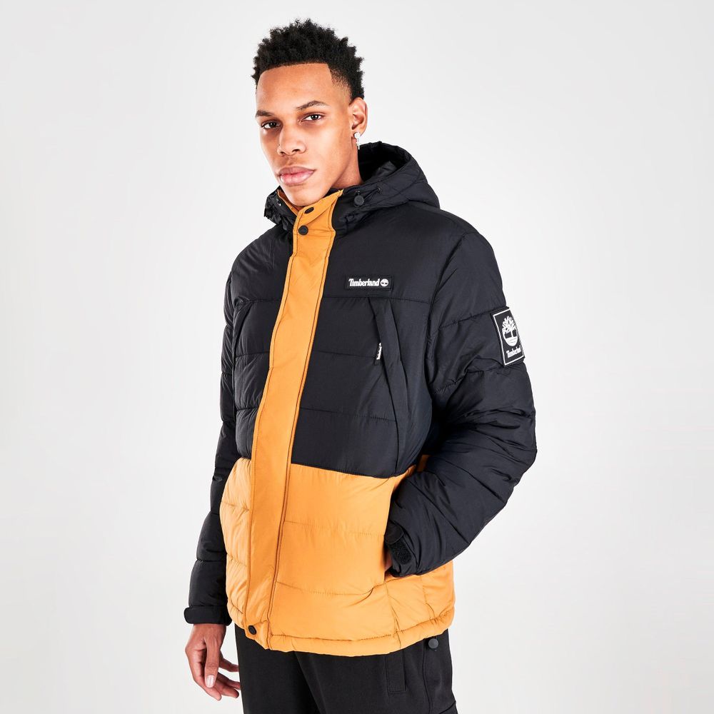 Timberland black shop puffer jacket