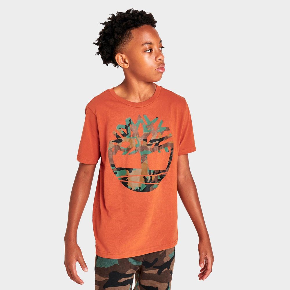 Boys timberland deals t shirt