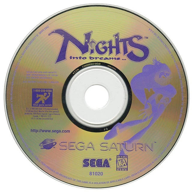 SEGA NIGHTS into dreams - Sega Saturn | The Market Place