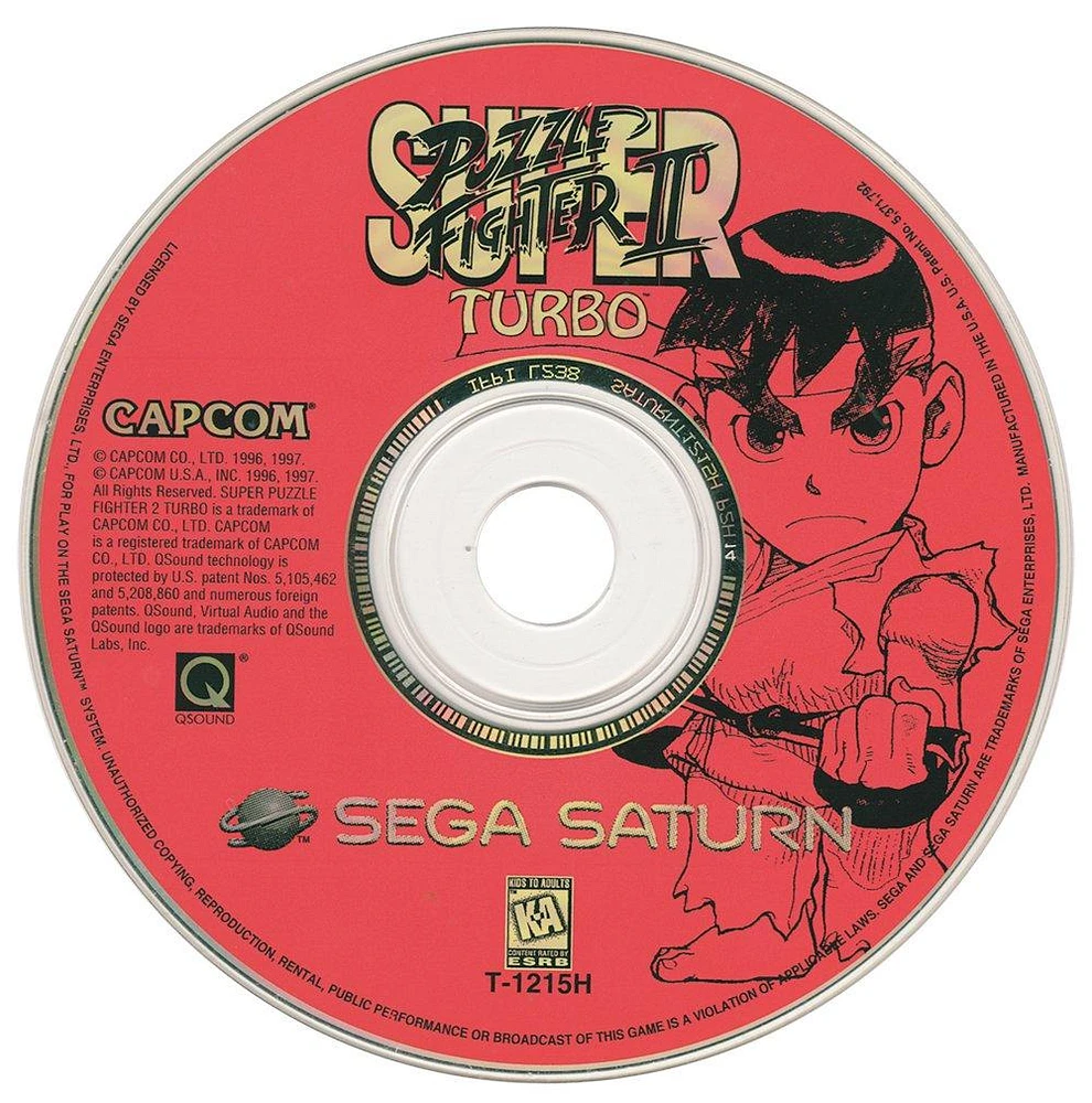 Capcom Super Puzzle Fighter II Turbo - Sega Saturn