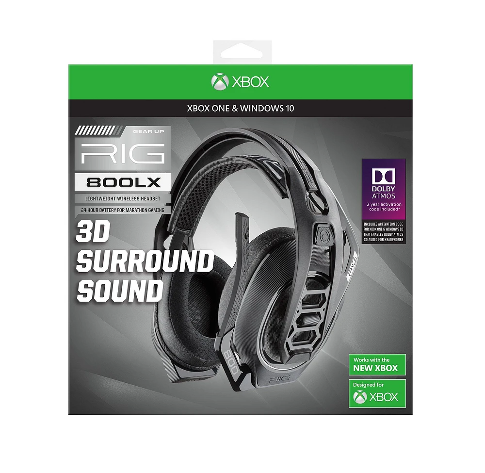 Xbox one rig 800lx wireless gaming headset with dolby atmos sale