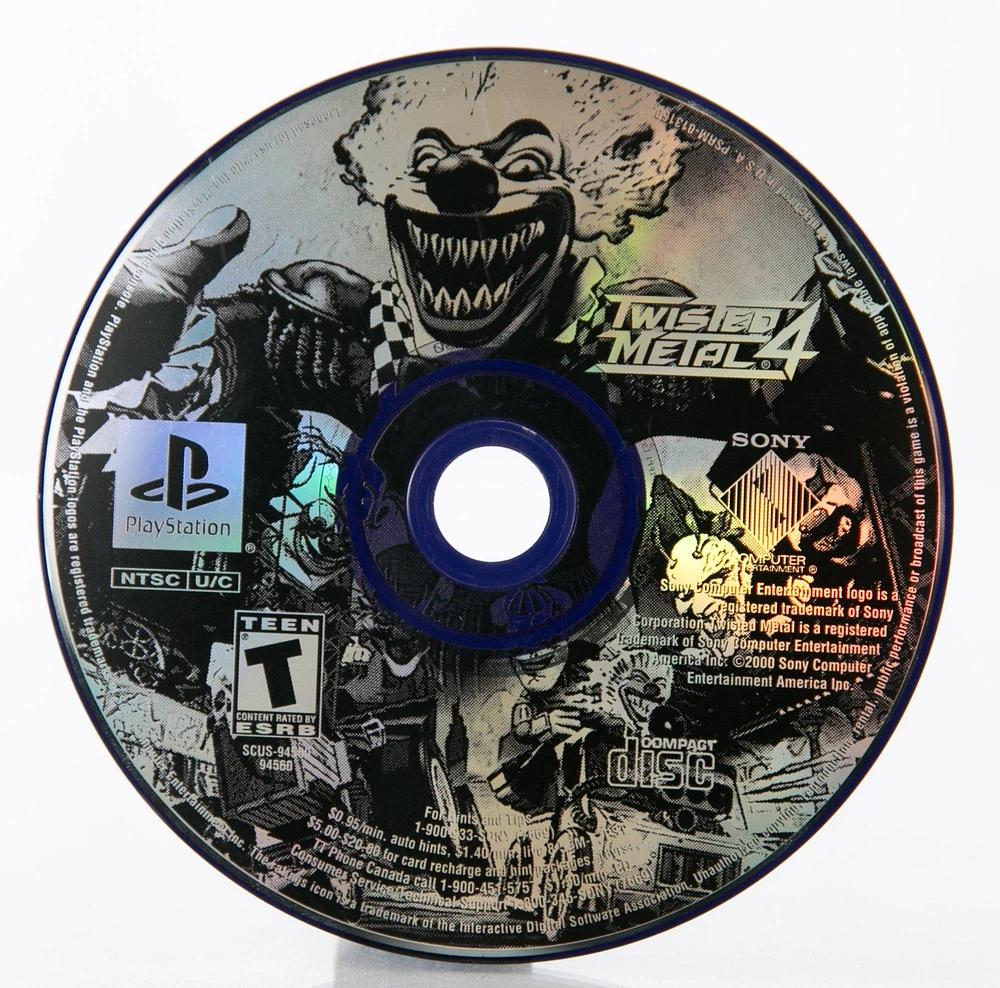 989 Studios Twisted Metal 4 PlayStation Hamilton Place